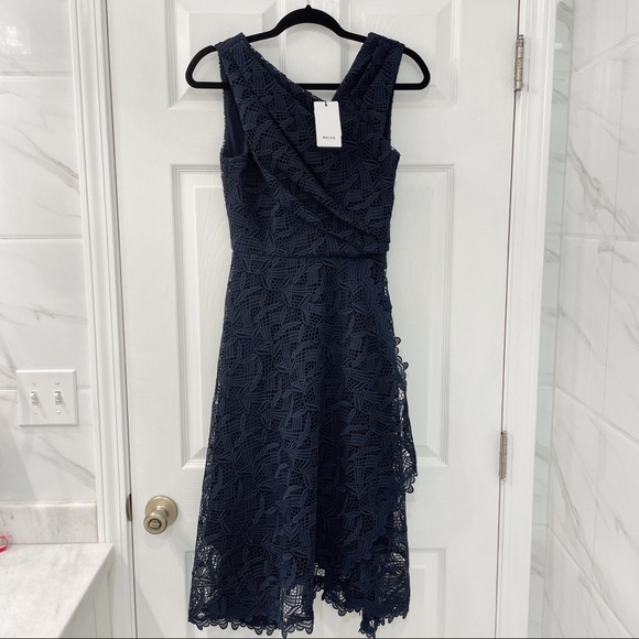 Reiss Rayna Wrap Front Dress - Picture 4 of 9